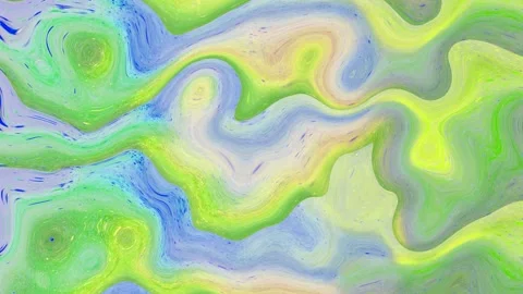 Looping abstract reflective plastic paint fluid background. Stock Footage 303746056