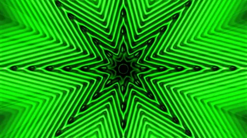 Looping abstract shapes green Stock Footage 137618543
