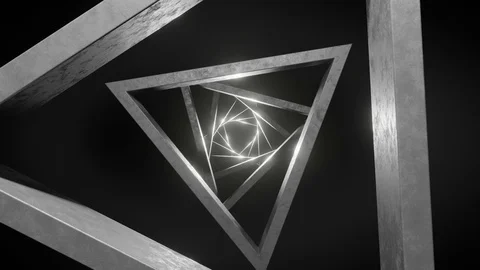 Looping Abstract Triangles - 3D Animated Stock Footage 128337343