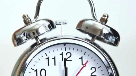 Looping alarm clock-Alarm Clock Stock Footage 45618570
