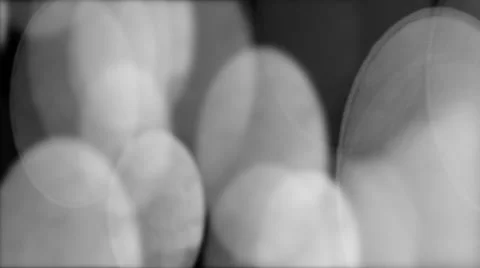 Looping Anamorphic Bokeh #4 - White Stock Footage 65319348
