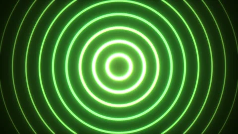 Looping animated background. neon fast pulsating circles Stock Footage 304221289