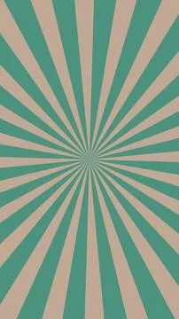 Looping animated background with rotating teal and beige sunburst rays radi.. Stock Illustration