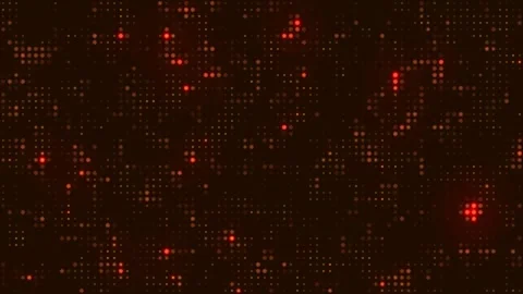 Looping animation background orange halftone dots Stock Footage 277422688