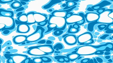 Looping animation of a Blue white liquid background. Stock Footage 263320035
