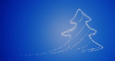 Looping animation of a bright Christmas tree. Stock Footage 116902212