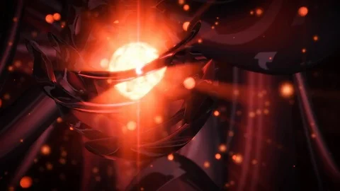 Looping Animation of a Core Burn Stock Footage 73059378