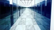 Looping Animation Of Data Servers In Data Center Stock Footage