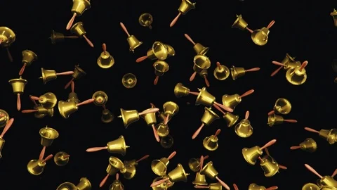 Looping Animation of Falling Handbells 库存影片 77578371