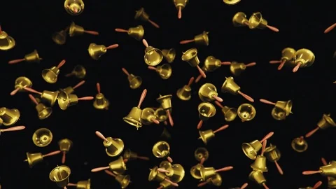 Looping Animation of Floating Handbells 库存影片 77581658