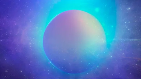 Looping animation of flying through glowing nebulae clouds Stock-Footage 255543726