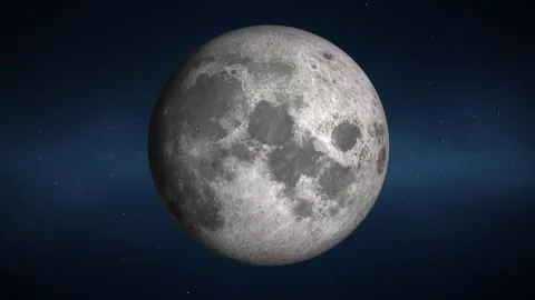 Looping Animation of Moon Phases | Stock Video | Pond5