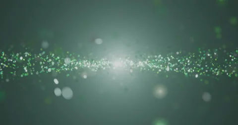 Looping animation of motion through particles and time. Stock Footage 118701388