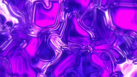 Looping animation of multicolored wavy wallpaper with a glass effect that shi Stock Footage 252031806