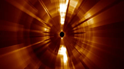 Looping animation, traveling down a 'fire tunnel', seamless loop. Stock Footage 49864501