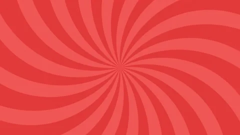 Looping animation with undulating and rotating red concentration lines and Stock Footage 179783474