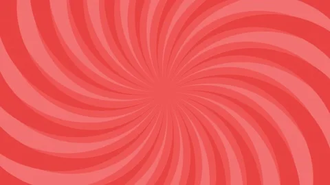 Looping animation with undulating and rotating red concentration lines and Stock Footage 179783530