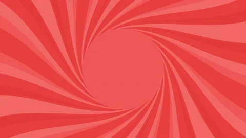 Looping animation with undulating and rotating red concentration lines and Stock Footage 179783595