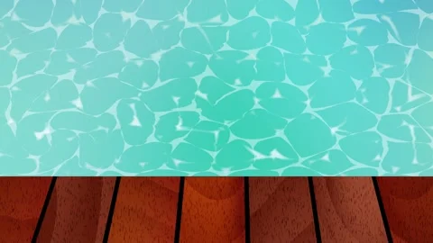Looping animation of water surface Stock Footage 307737419