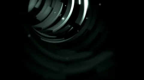 Looping animation of a wormhole, with sparks. Stock Footage 12439983