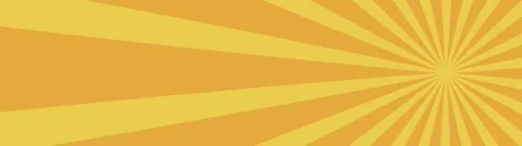 A looping animation of yellow rays rotating on a orange background. Stock Footage 318715614