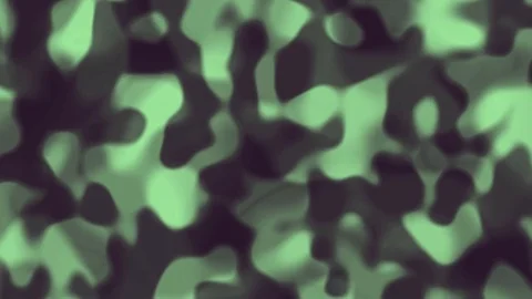 Looping animations of a light teal and black liquid camouflage like pattern. Stock Footage 73205155