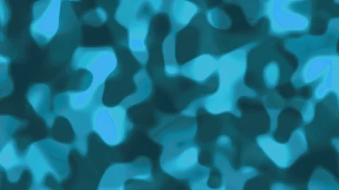 Looping animations of a teal and black liquid camouflage like pattern. Stock Footage 73203837