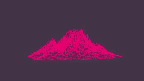 Looping around a mountain structure Stock Footage 75633096