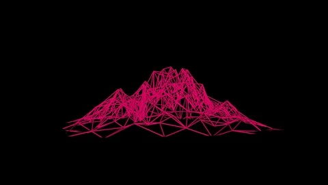 Looping around a mountain structure Stock Footage 75648671