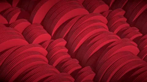 Looping array of colored Gears with small teeth, Version 1 库存影片 62734624