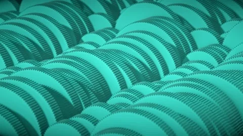 Looping array of colored Gears with small teeth, Version 4 库存影片 62734632