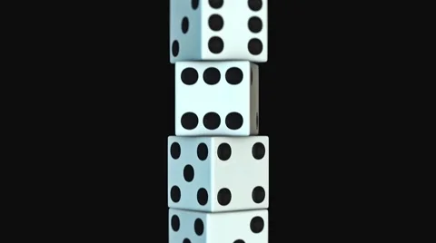 Looping Ascension of Dice Tower Stock Footage 59592532