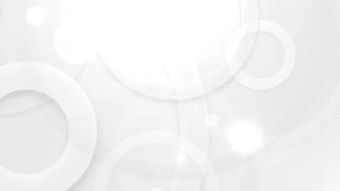 Looping backdrop: soft white and grey circles animation Stock Footage 274807483