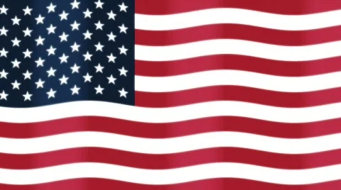 Looping Background of American Flag 動画素材 562693