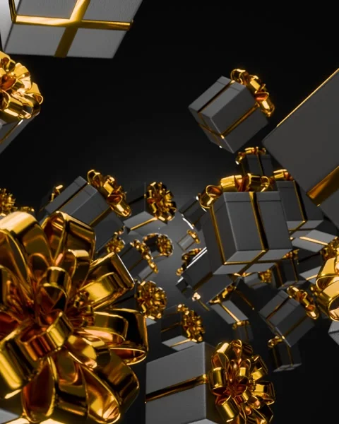 Looping background with present Stock Footage 293505274