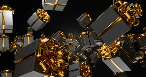 Looping background with present Stock Footage 293506031