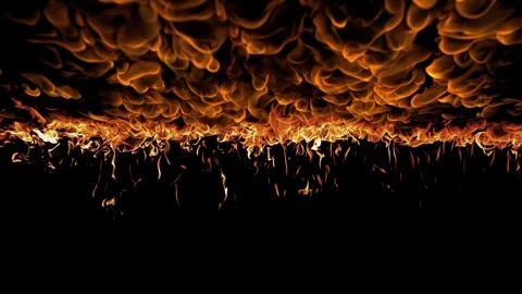 Looping Bellowing Flame Animation Vídeo Stock 333228874