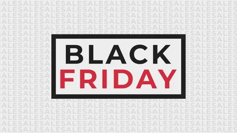 Looping Black Friday Label Graphic Stock Footage 164209811