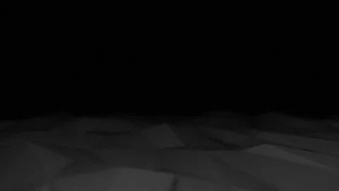 Looping Black Low Poly Terrain Background Loop Stock Footage 330000317