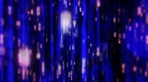 LOOPING blue digital background Stock Footage 10559396