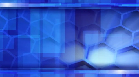 Looping blue glossy high-tech background Stock Footage 6269413