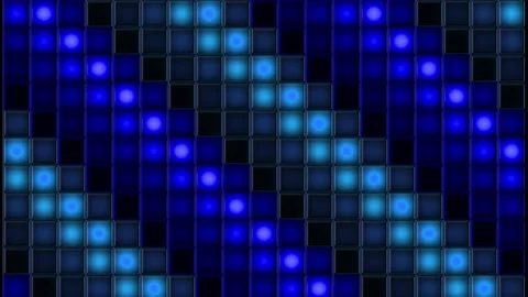 Looping Blue party wall lights Stock Footage 146324162