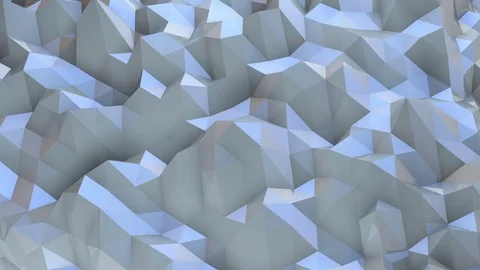 Looping Bright Polygonal surface. Stock Footage 74373255