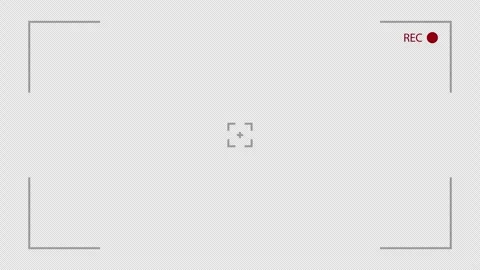 Looping camera frame animation on a transparent background Stock Footage 320813727