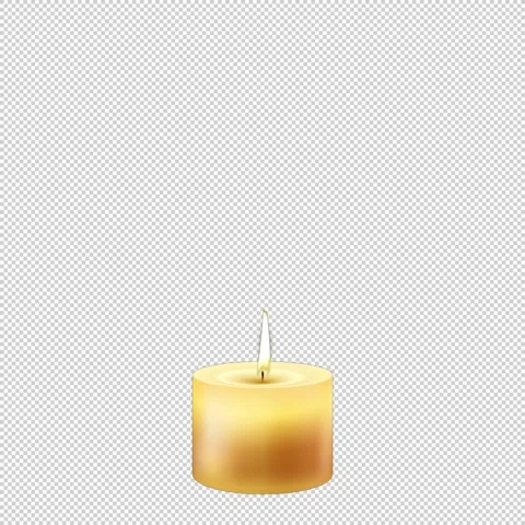 Looping Candle Flame Animation Variant 4 Stock Footage 333228869