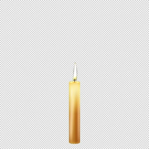 Looping Candle Flame Animation Variant 6 Stock Footage 333228883