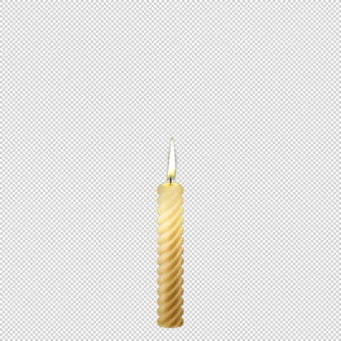 Looping Candle Flame Animation Variant 7 Stockbeeldmateriaal 333228894