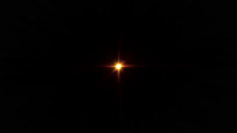 Looping center gold orange optical shine light flare Stock Footage 210658265