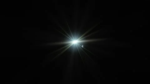 Looping center light green optical lens flares rotation Stock-Footage 198977616