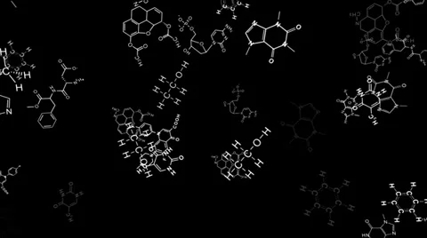 Looping Chemistry Background - Alpha 動画素材 36939794
